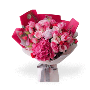 "Blushing Comfort" Get Well Soon Bouquet