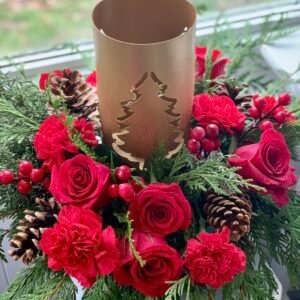 Red Roses, Cedar with Chimney