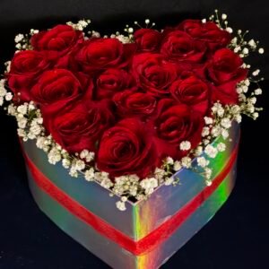 Valentines special heart shape Roses